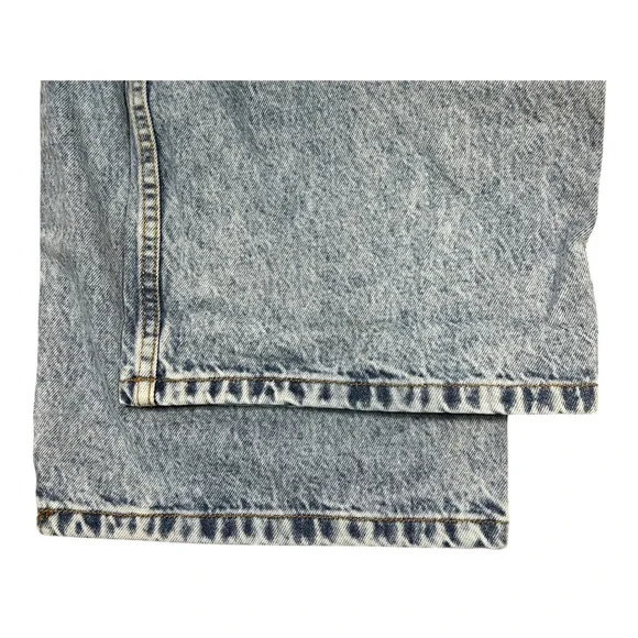 Sézane Le Wide Leg Jeans Sz FR 44 (US 12) Bleu Clair High Rise Organic Cotton - Picture 11 of 12